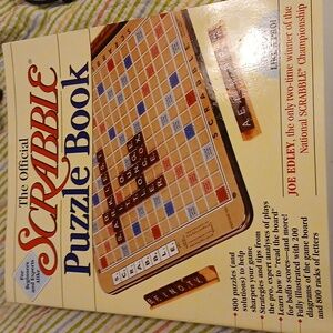NEW SOFT COVER THE OFFICIAL SCRABBLE PUZZLE BOOK GAME RULES
